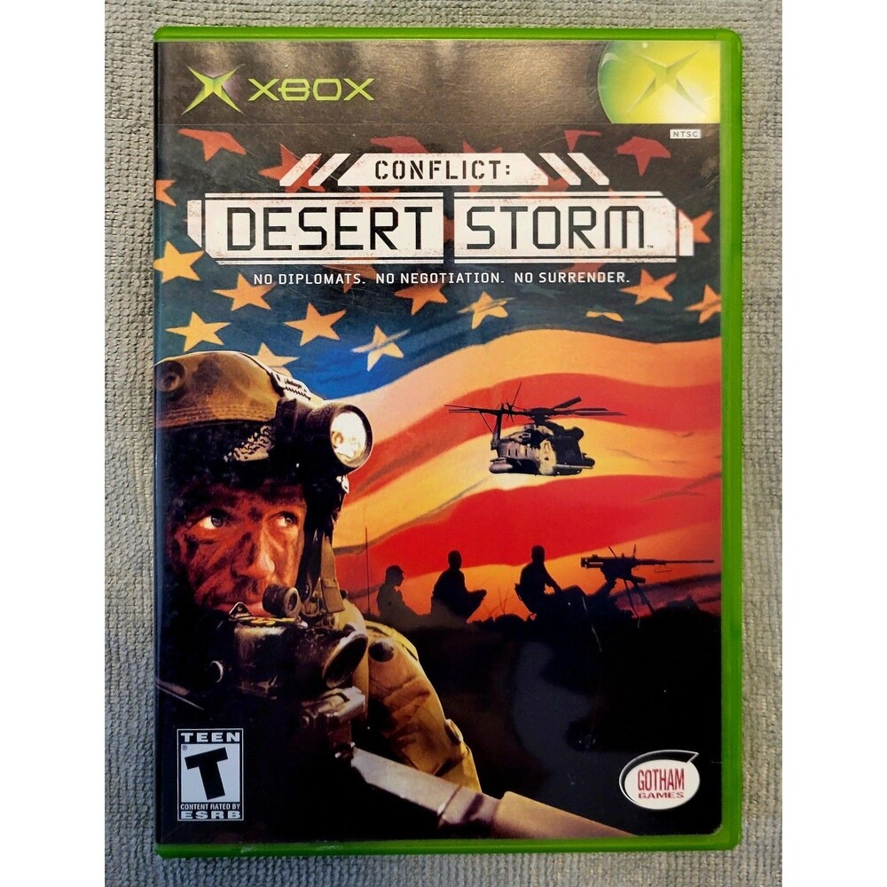 Conflict: Desert Storm (Microsoft OG Xbox) CIB/ MANUAL/ TESTED/ FAST SHIPPING